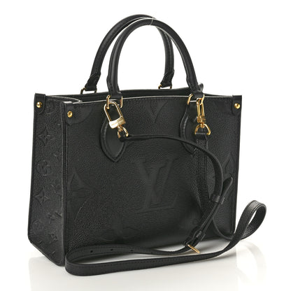 Louis Vuitton Empreinte Monogram Giant Onthego PM Black 3 of 9