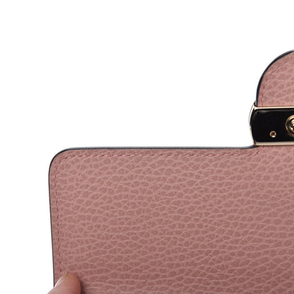 Gucci Dollar Calfskin Interlocking G Chain Wallet Soft Pink 11 of 12