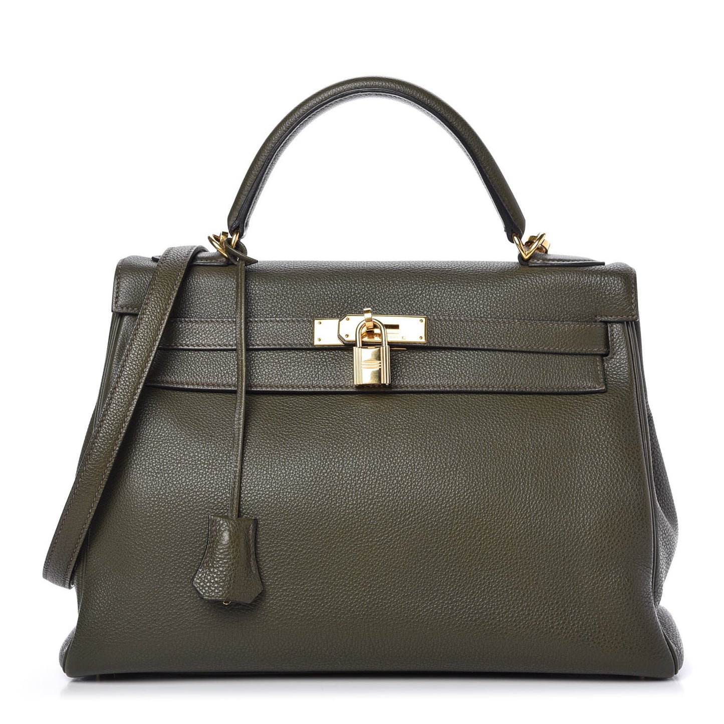 Togo Kelly Retourne 32 Vert Olive