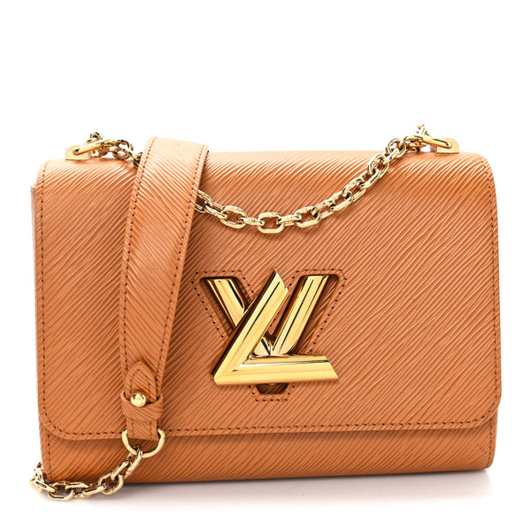 Louis Vuitton Epi Twist Shoulder Bag MM Gold Miel 1860626