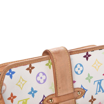 Louis Vuitton Monogram Multicolor Shirley White 12 of 13