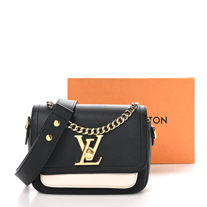 Louis Vuitton Grained Calfskin Lockme Tender Black 10 of 10