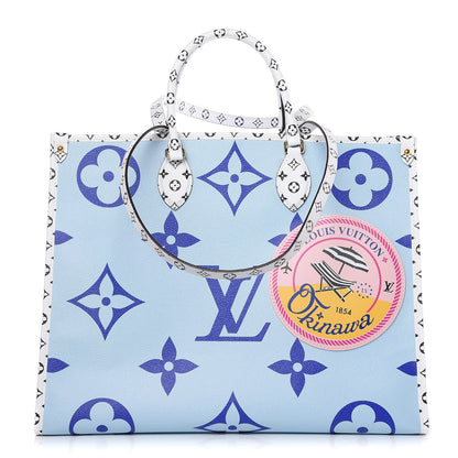 Louis Vuitton Monogram Giant Okinawa Onthego Blue 1 of 10