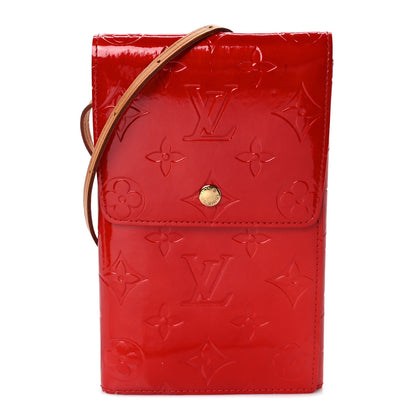 Louis Vuitton Vernis Walker Wallet Red 1 of 8