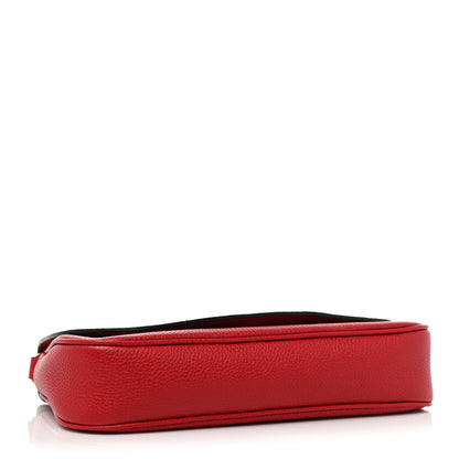 Gucci Pebbled Calfskin Medium Soho Flap Crossbody Vibrant Red 4 of 11