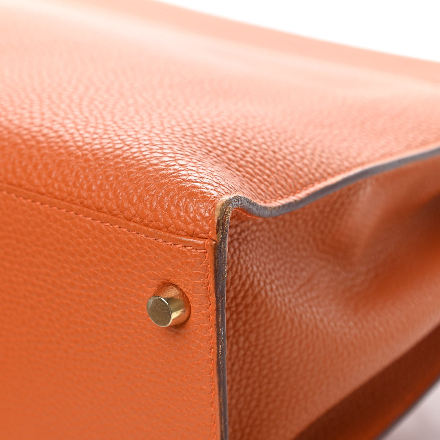 Hermes Togo Kelly Sellier 35 Orange 11 of 19