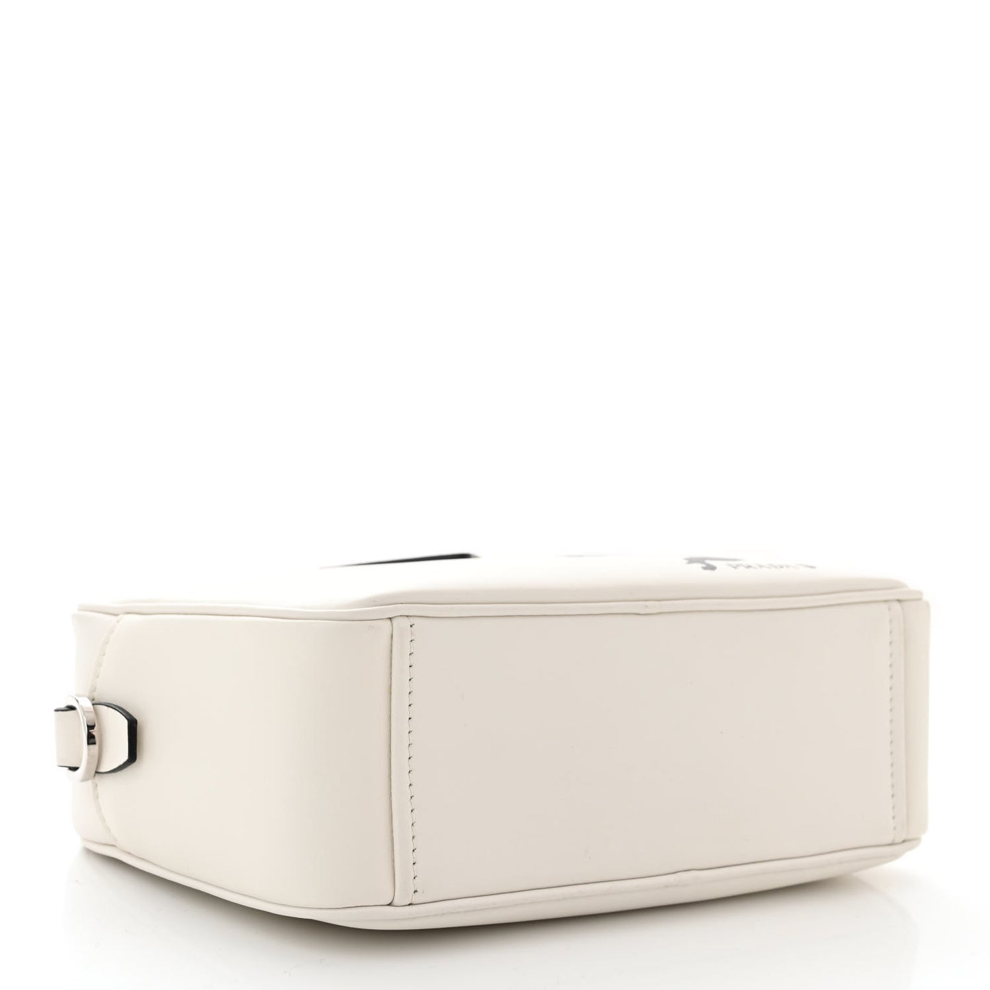 City Calf Monkey Print Camera Bag White Papaya