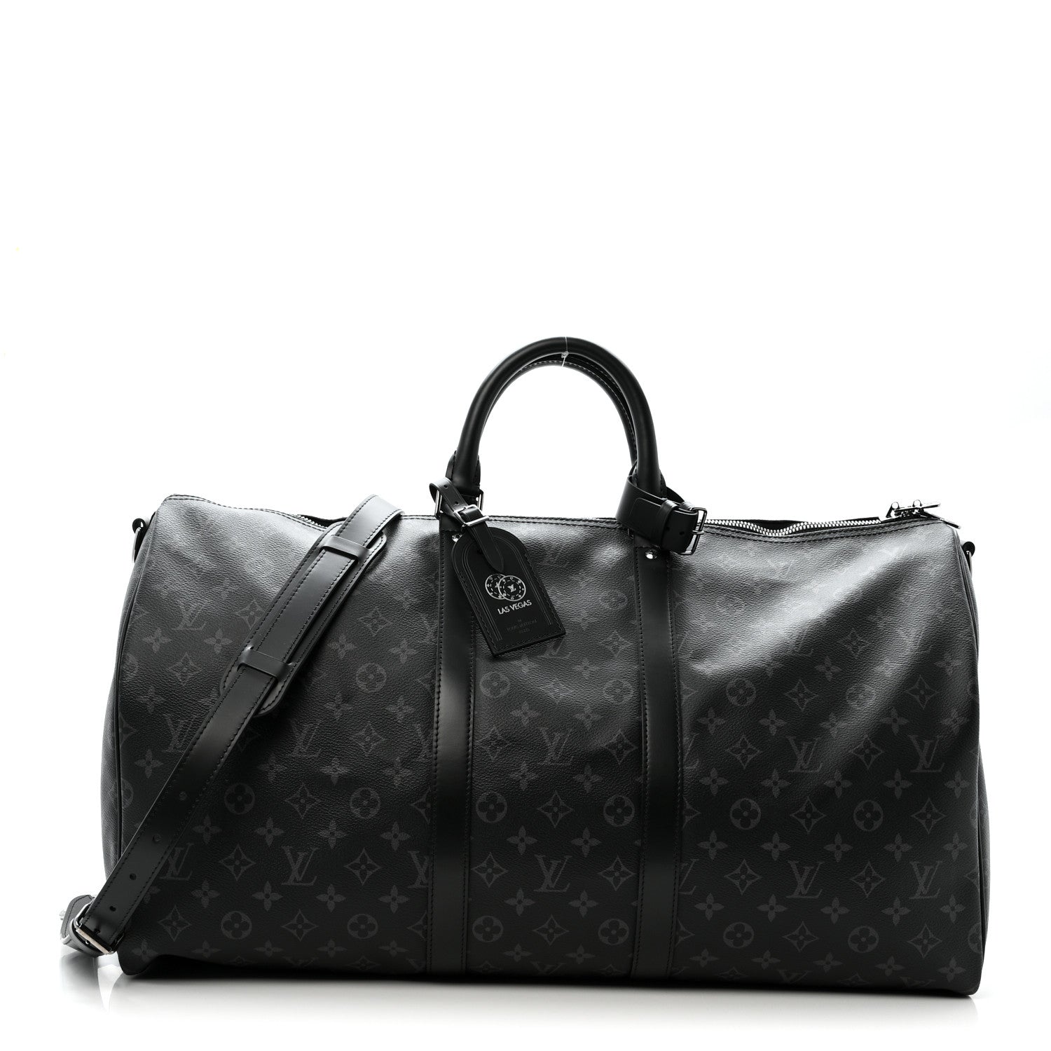 Louis Vuitton Monogram Eclipse Keepall Bandouliere 55 1 of 13