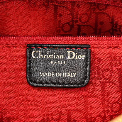 Christian Dior Lambskin Cannage Medium Lady Dior Black 6 of 12