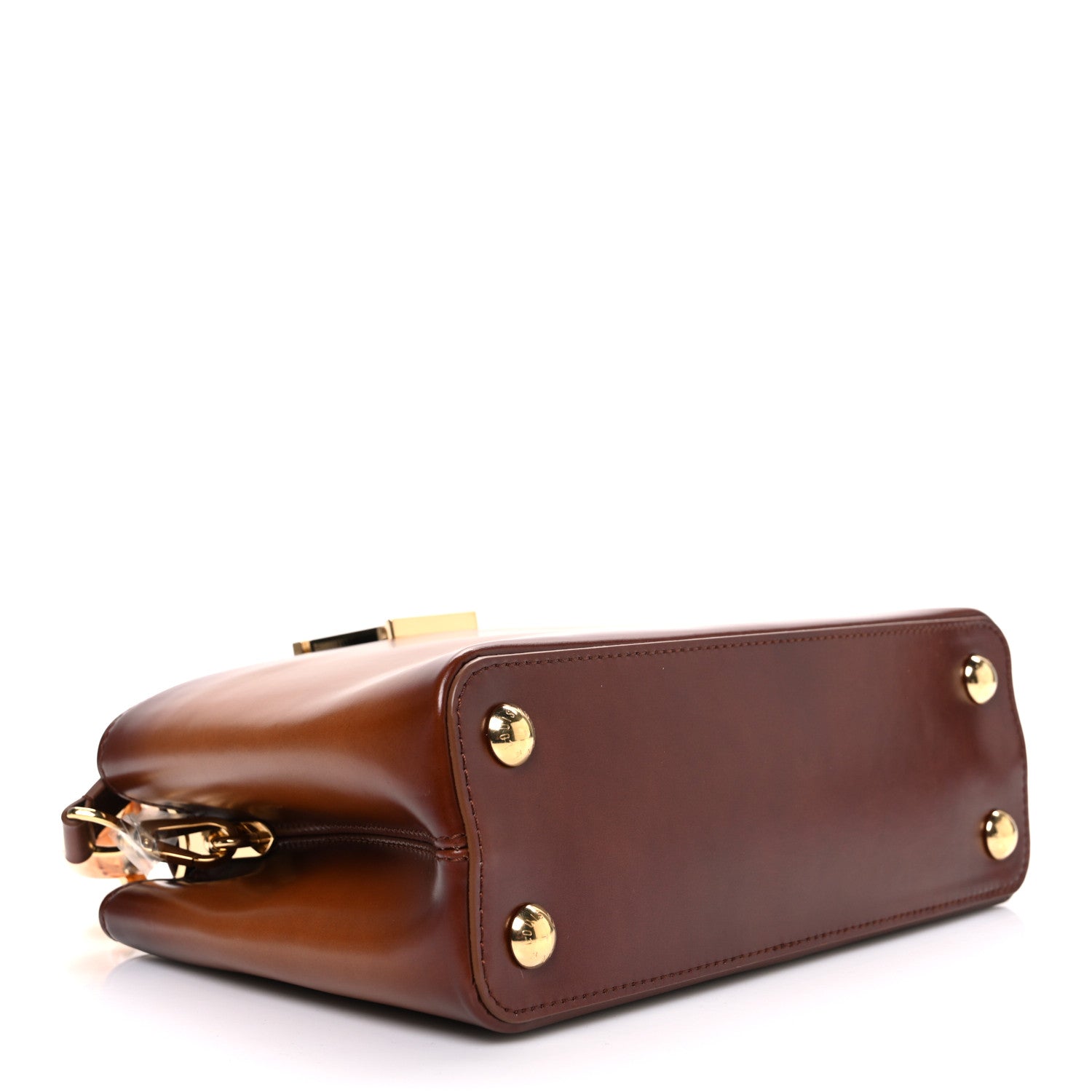 Louis Vuitton Calfskin Resin Capucines BB Smoked Tan 4 of 9