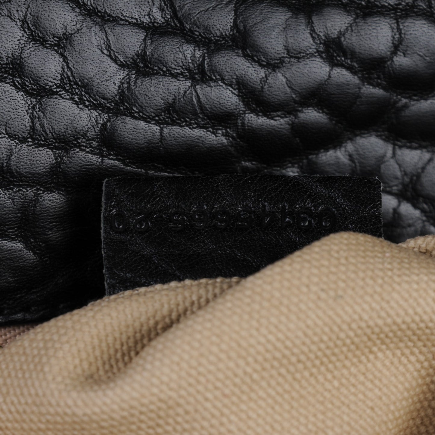Pebbled Calfskin Dree Shoulder Bag Black