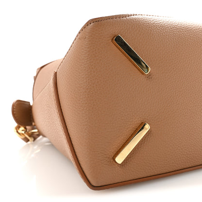 Loewe Grained Calfskin Medium Puzzle Edge Bag Toffee 8 of 9