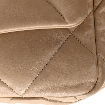 Chanel Lambskin Quilted Medium Chanel 19 Flap Dark Beige 14 of 14