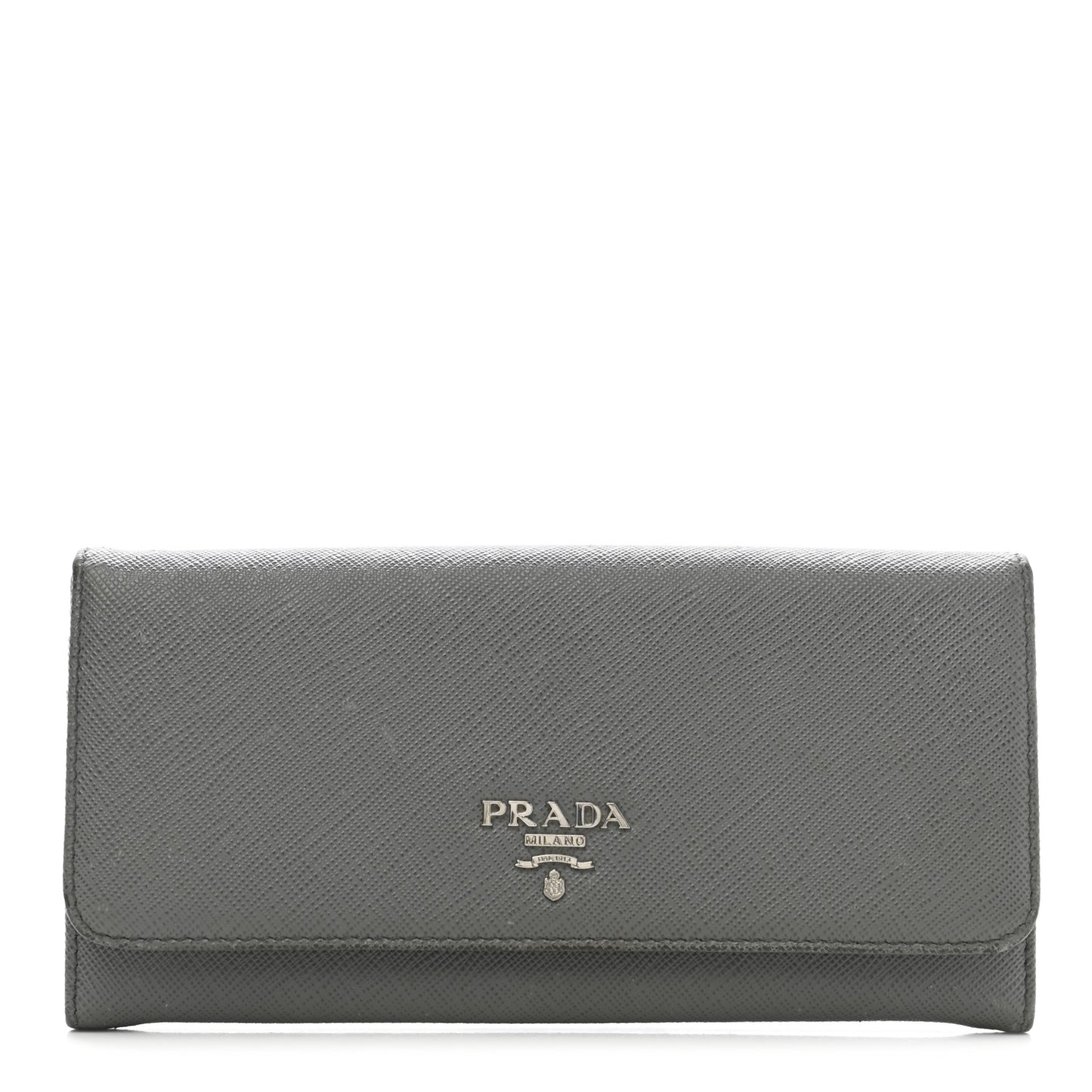 Saffiano Metal Continental Flap Wallet Marmo