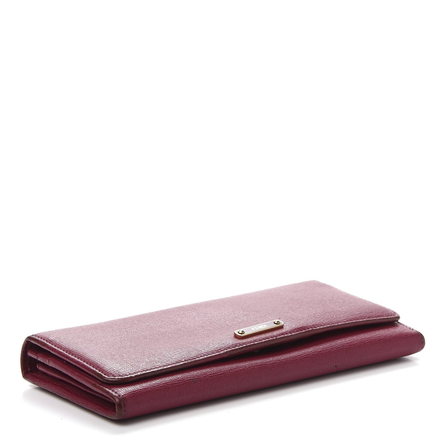 Vitello Elite Continental Wallet Rosso Scuro Ciliegia