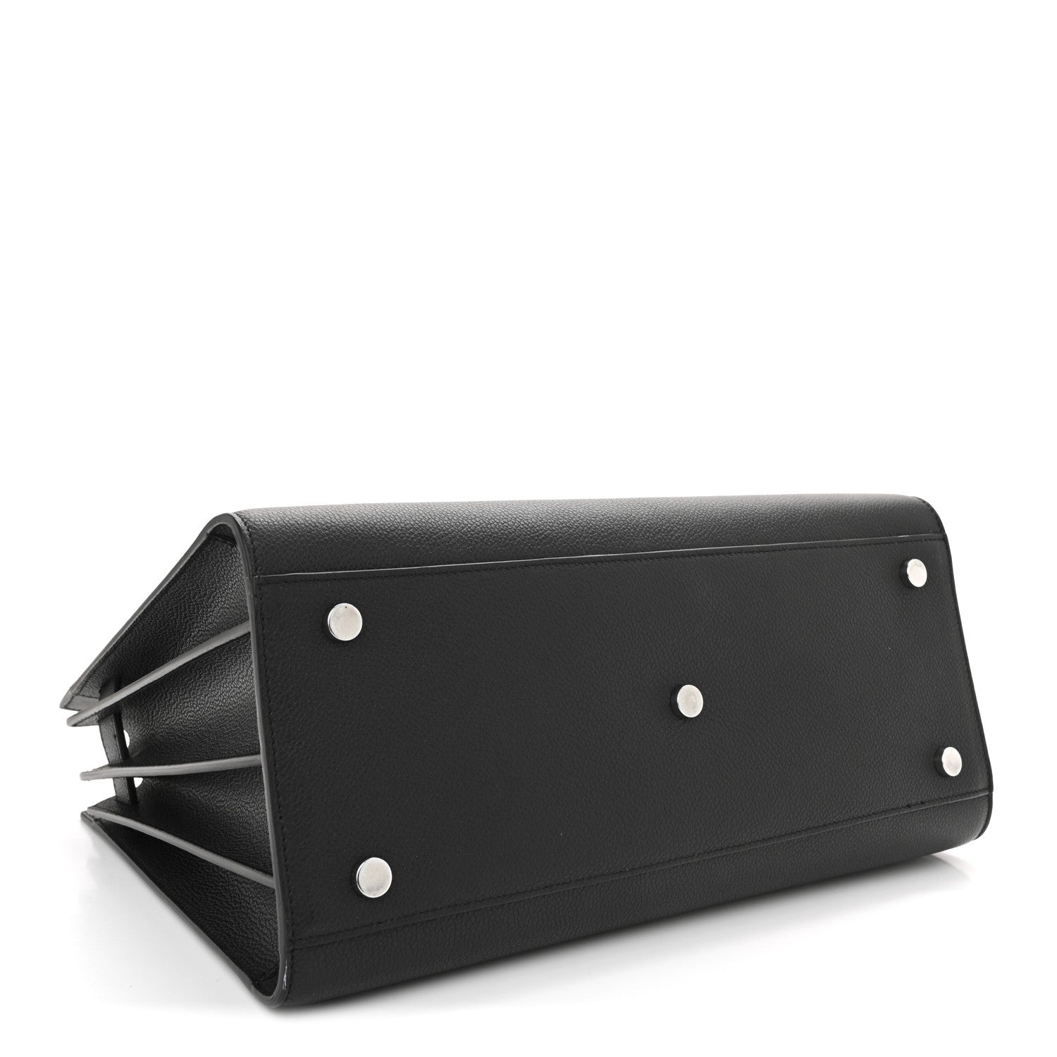 Saint Laurent Grained Calfskin Small Sac De Jour Black 4 of 10
