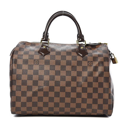 Louis Vuitton Damier Ebene Speedy 30 1 of 15