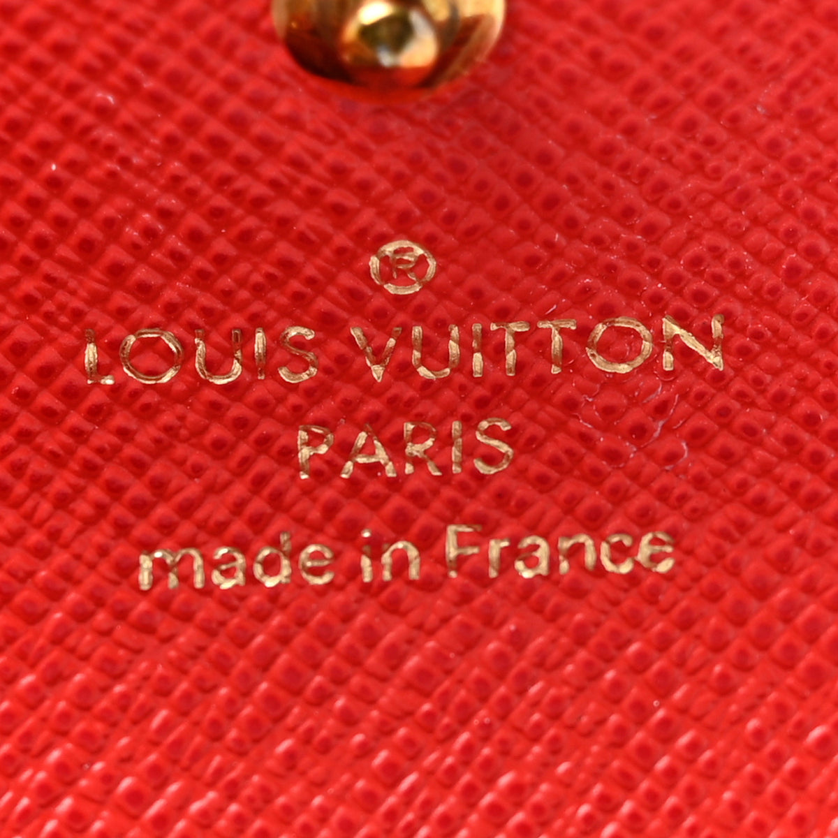 Monogram Sarah Multicartes Coquelicot