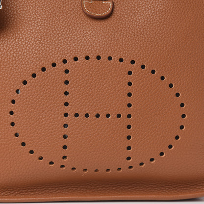 Hermes Taurillon Clemence Evelyne III PM Gold 8 of 14