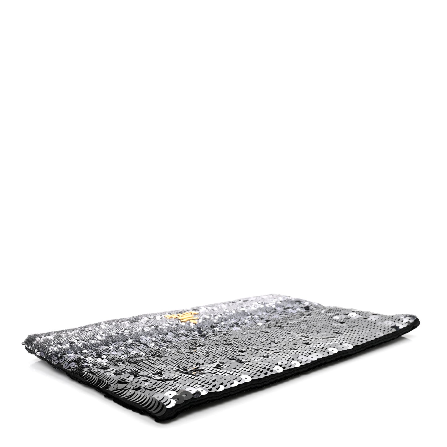 Sequin Ombre Clutch Acciaio