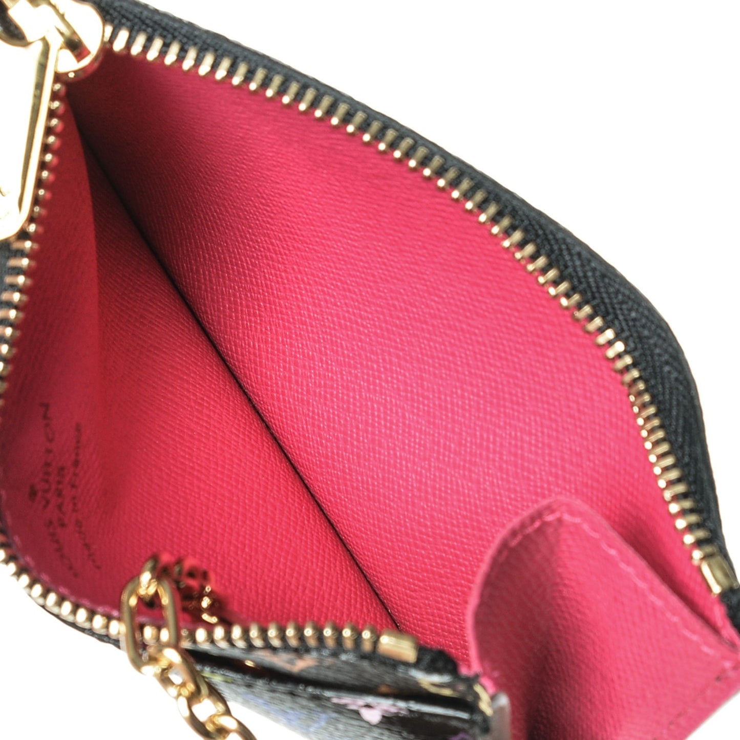 Monogram Multicolor Key Pouch Black Grenade