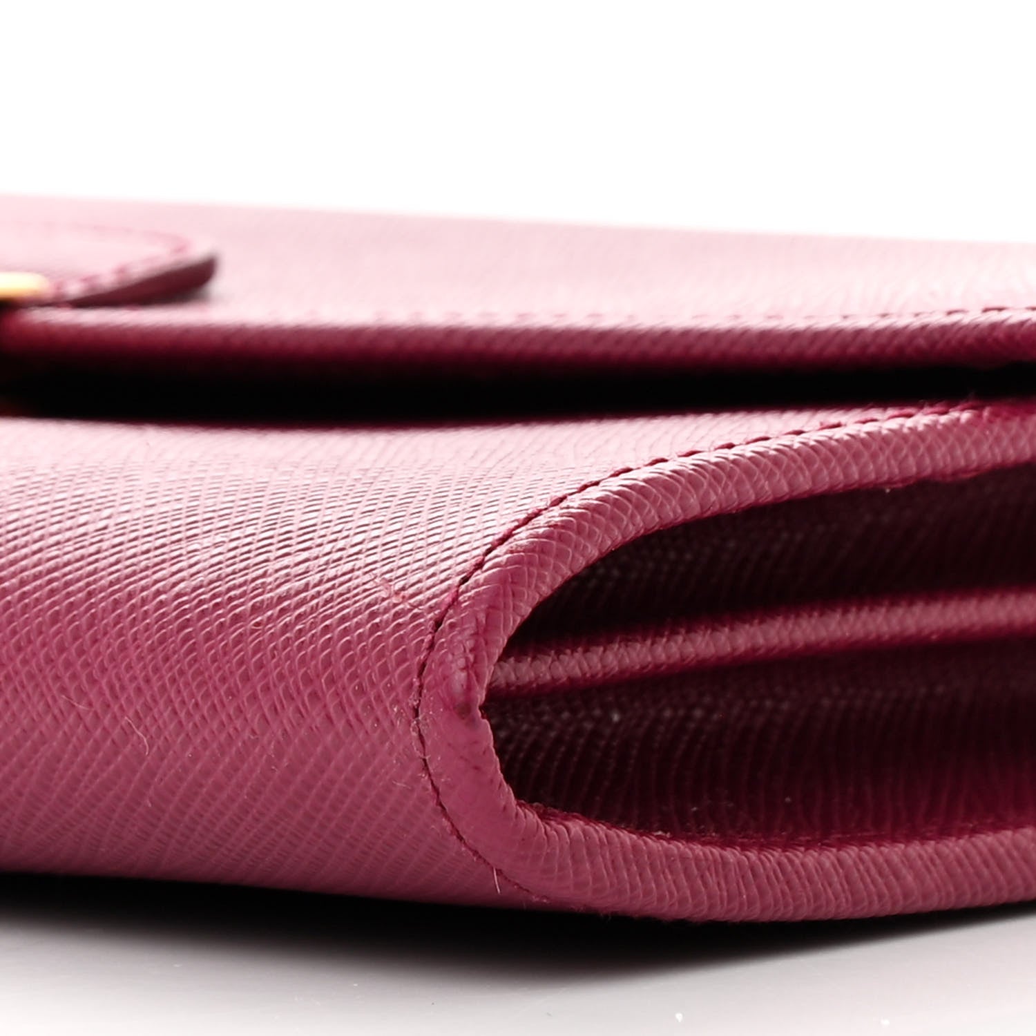 Prada Saffiano Lux Sound Wallet On Chain Ibisco 10 of 15