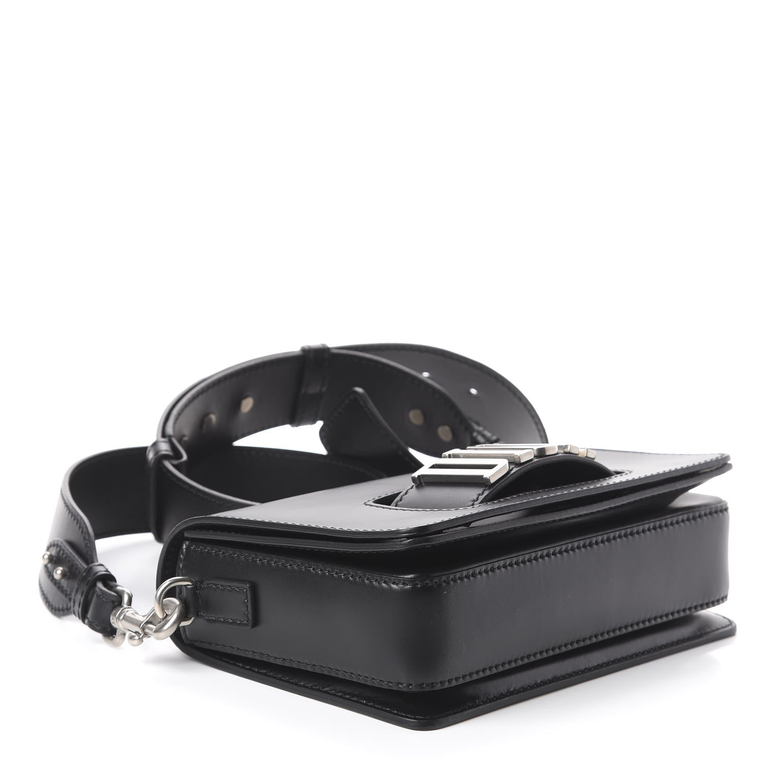 Christian Dior Smooth Calfskin Dio(r)evolution Flap Bag Black 3 of 8