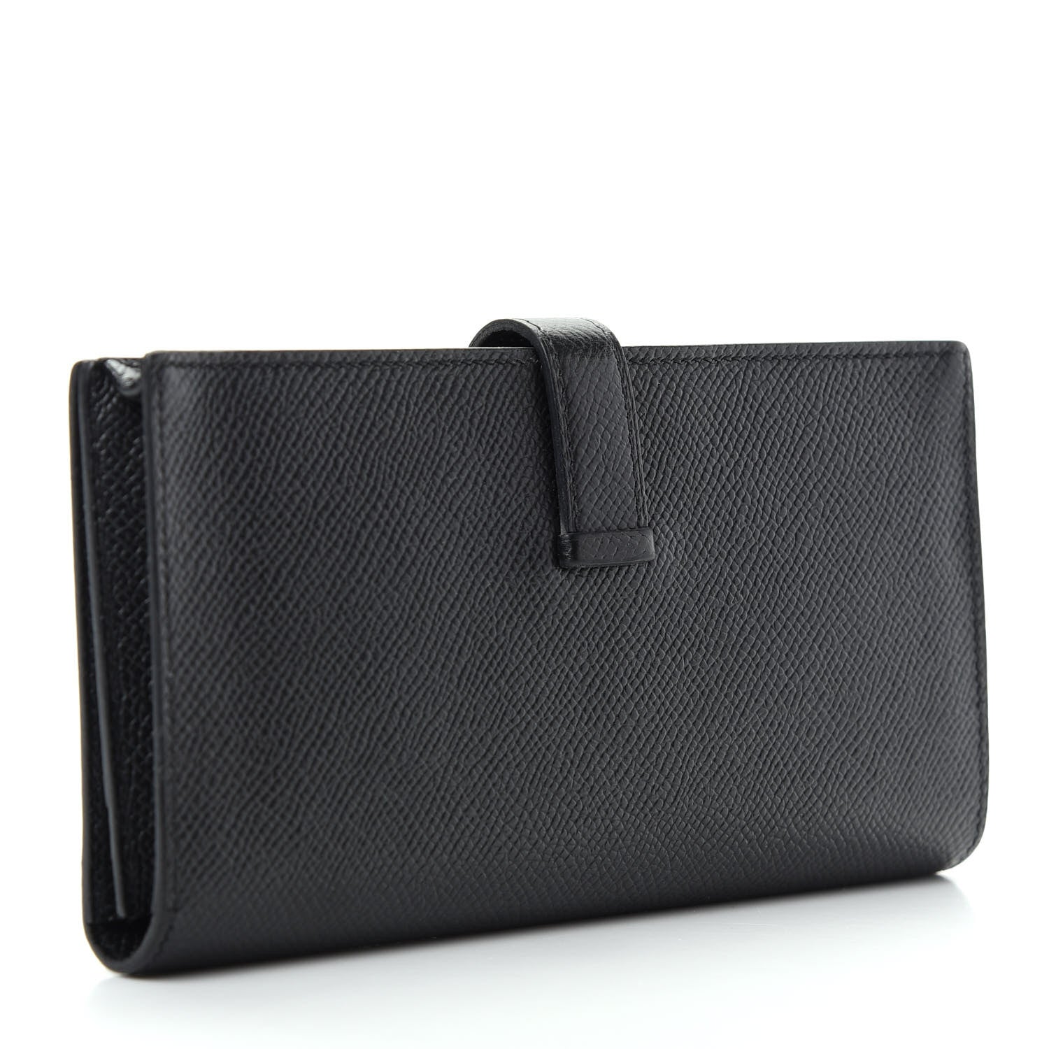 Hermes Epsom Bearn Gusset Wallet Black 3 of 7