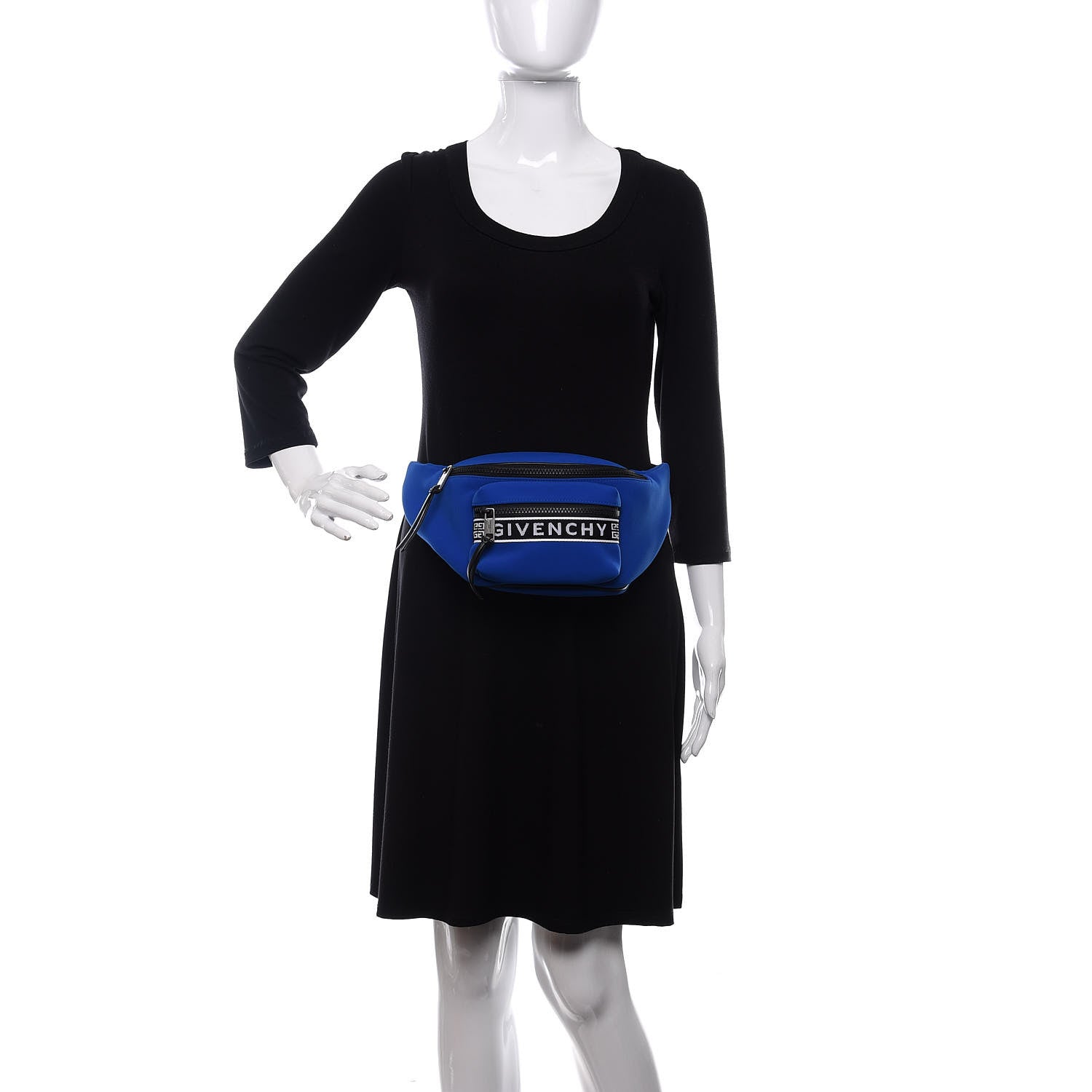 Givenchy Nylon Logo Belt Bag Blue 2 of 9