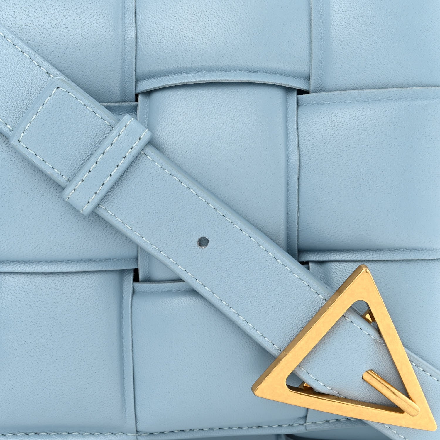Bottega Veneta Nappa Maxi Intreccio Padded Cassette Crossbody Bag Ice 8 of 10