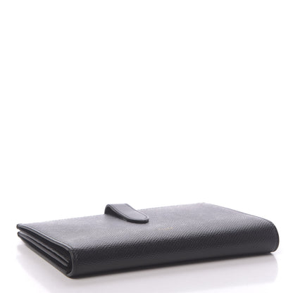 Celine Grained Calfskin Large Multifunction Strap Wallet Black 4 of 8