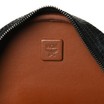 MCM Visetos Small Side Stud Stark Backpack Black 6 of 14