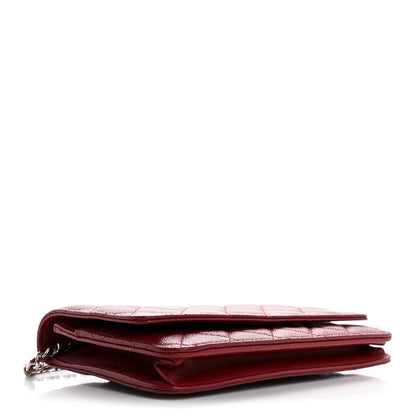 Chanel Caviar Quilted Wallet on Chain WOC Red 4 of 15
