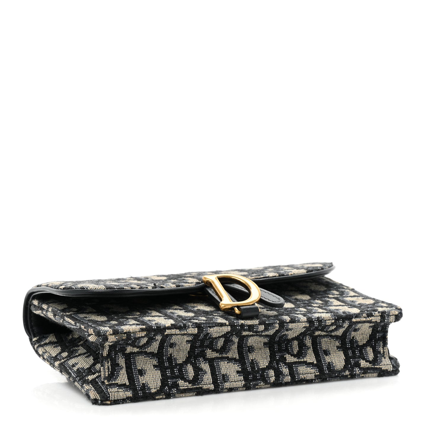 Oblique Saddle Belt Bag Blue