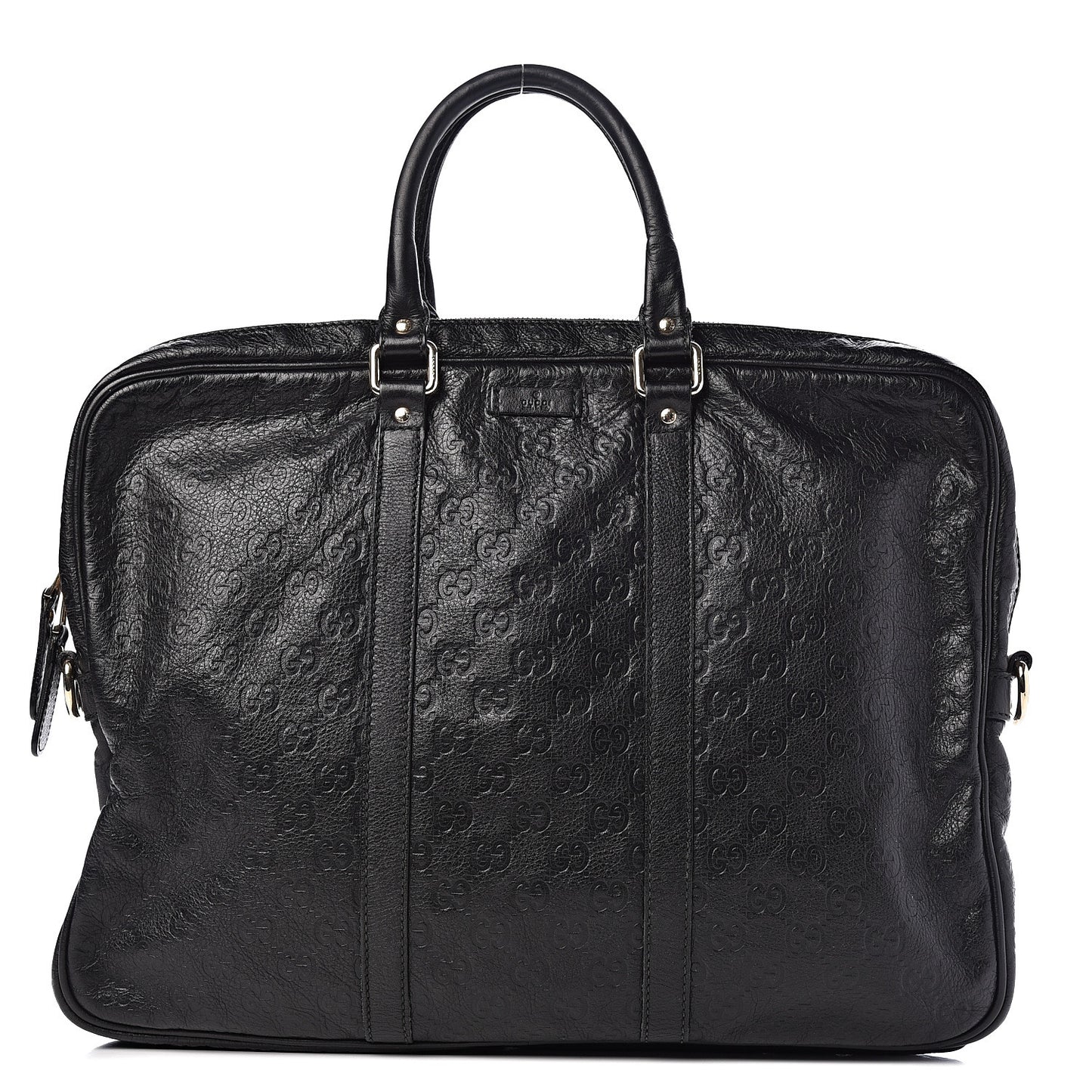 Guccissima Medium Briefcase Black