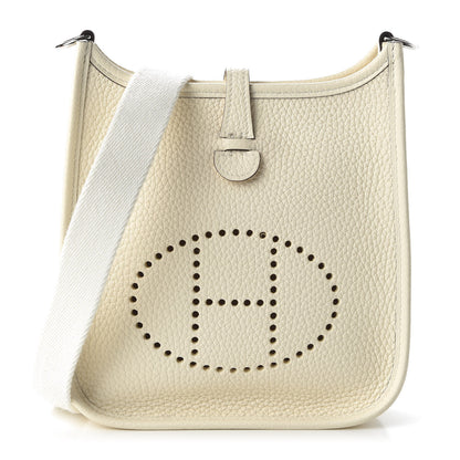 Hermes Taurillon Clemence Amazone Evelyne TPM Nata Craie 1 of 10