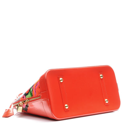 Louis Vuitton Vernis Roses Alma GM Orange Sunset 4 of 13