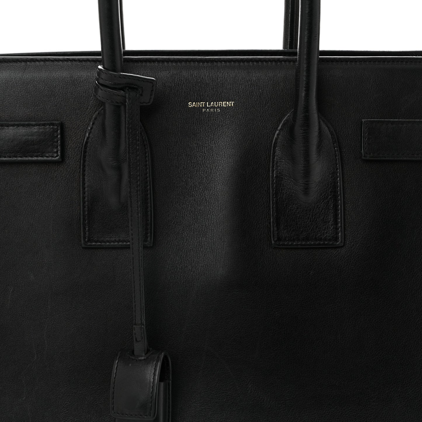 Calfskin Small Sac De Jour Black