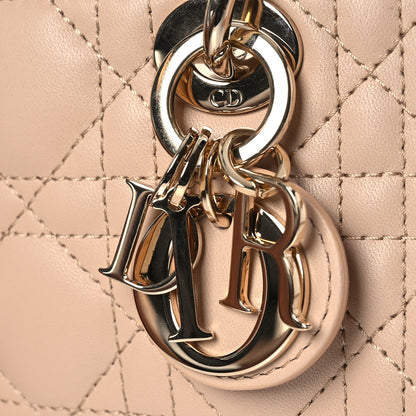 Christian Dior Lambskin Cannage Micro Lady D-Joy Sand Rose 11 of 11