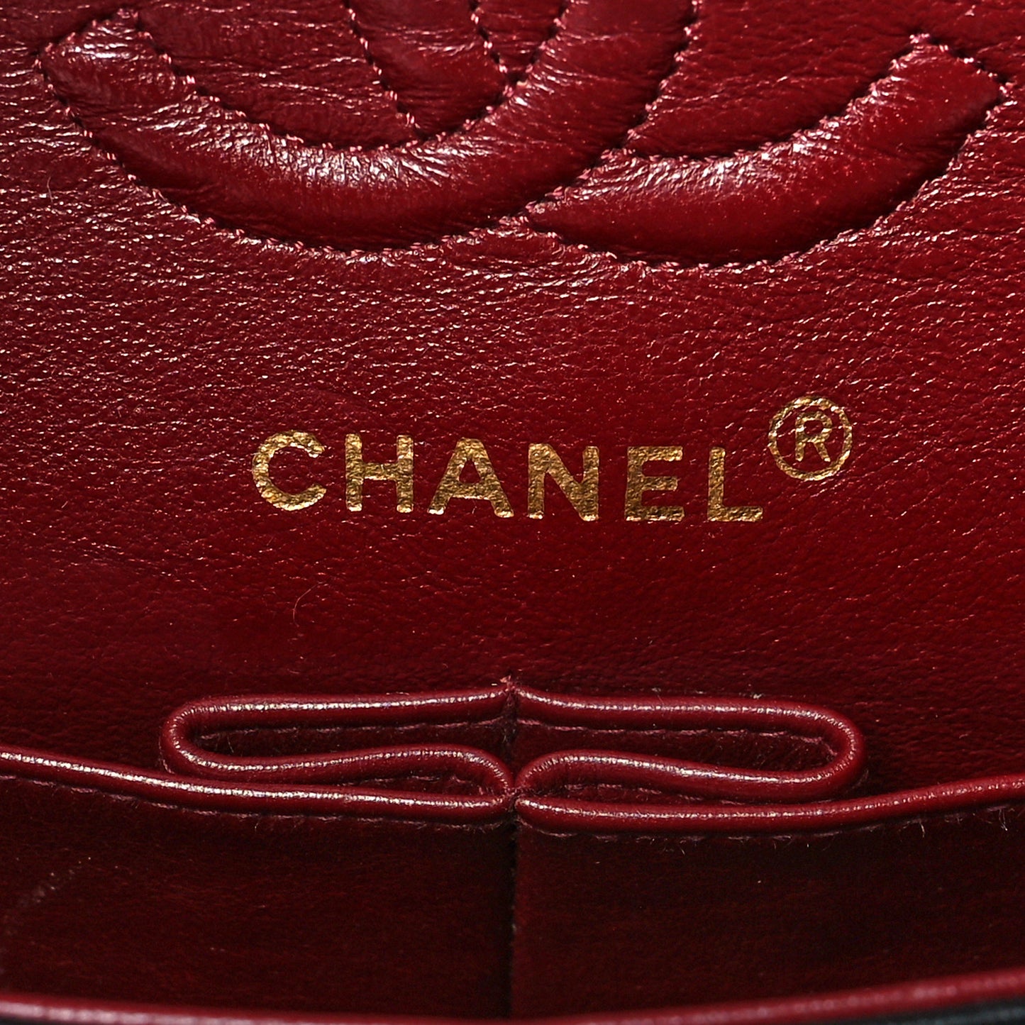 Lambskin Quilted Small Double Flap Black