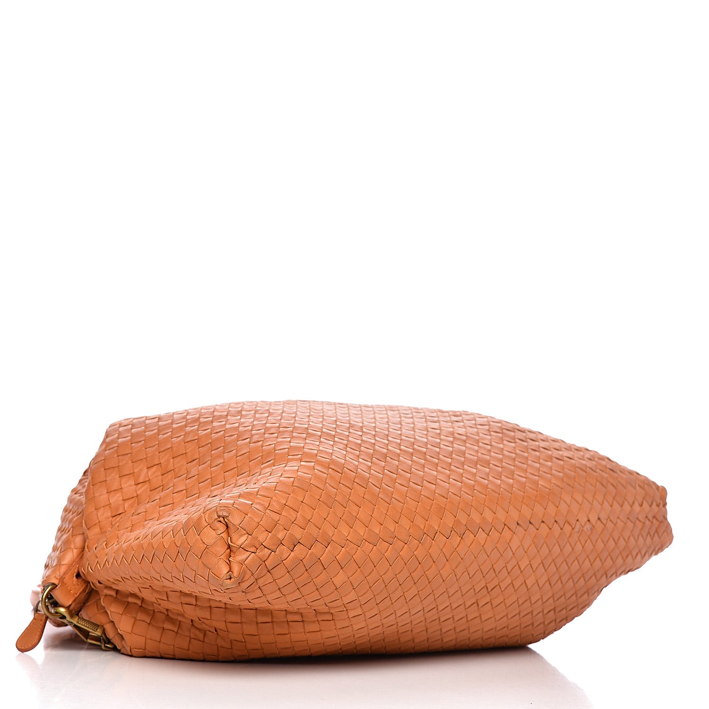 Nappa Intrecciato Maxi Convertible Tote Saffron