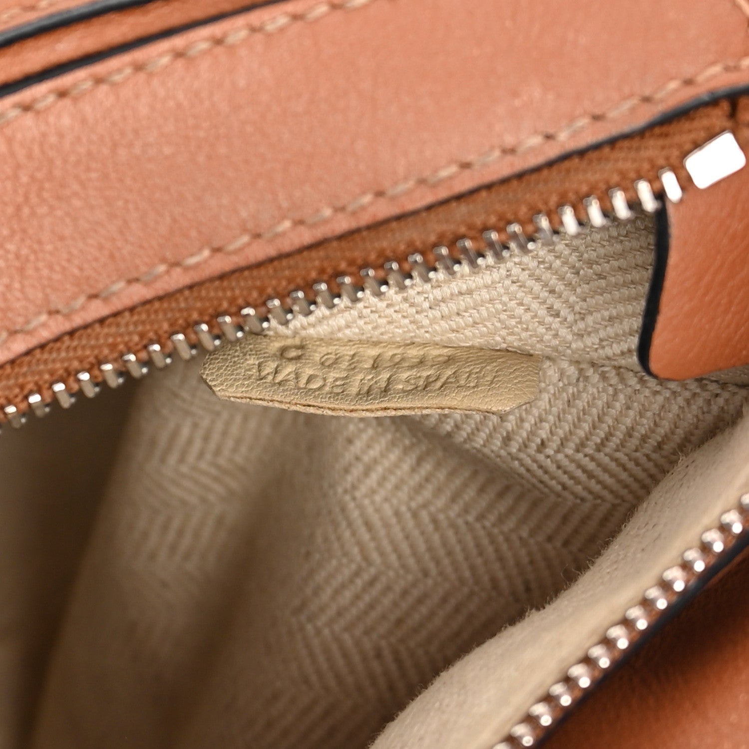 Loewe Calfskin Mini Puzzle Bag Tan 7 of 19