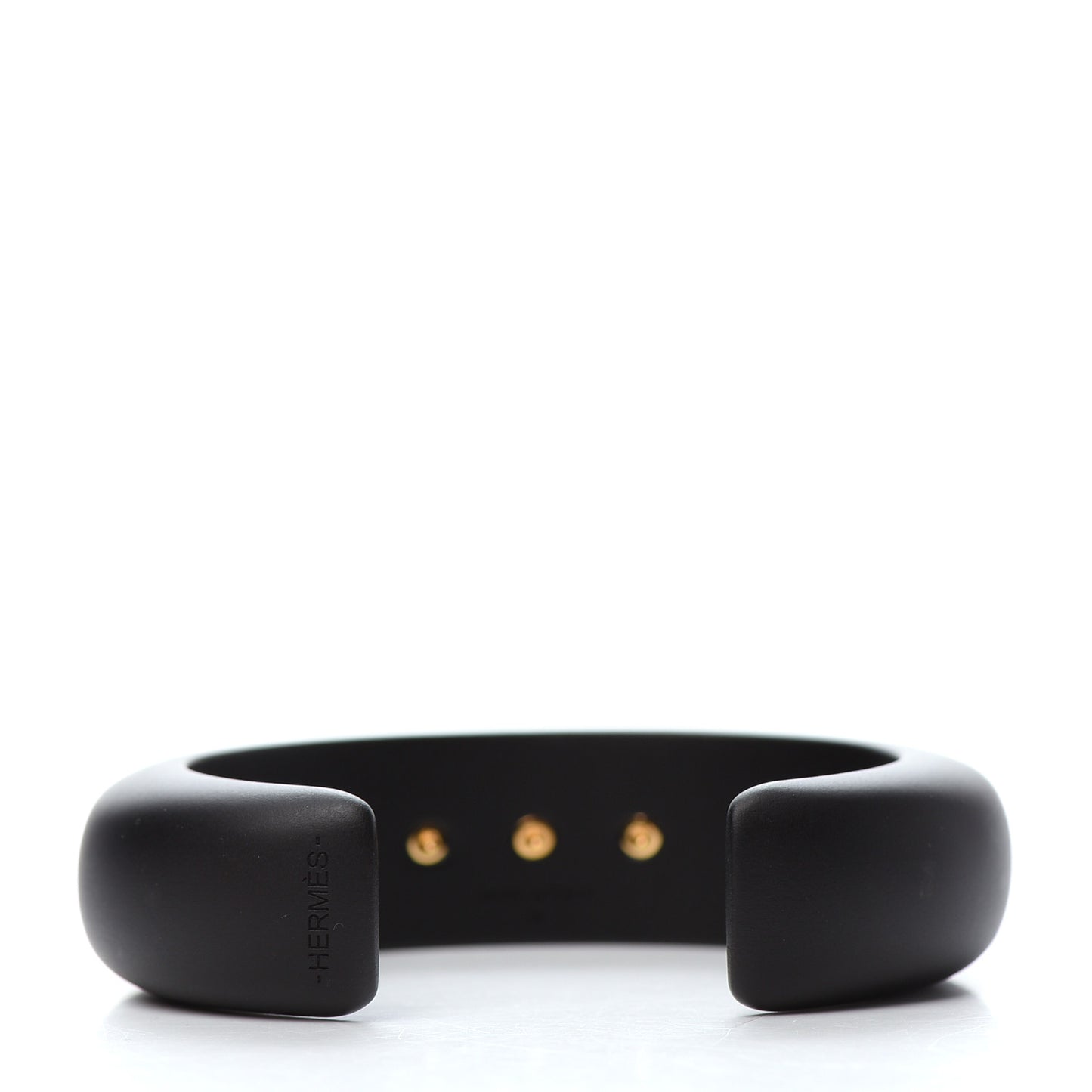 Pearwood Medor Fine Cuff Bracelet M Black