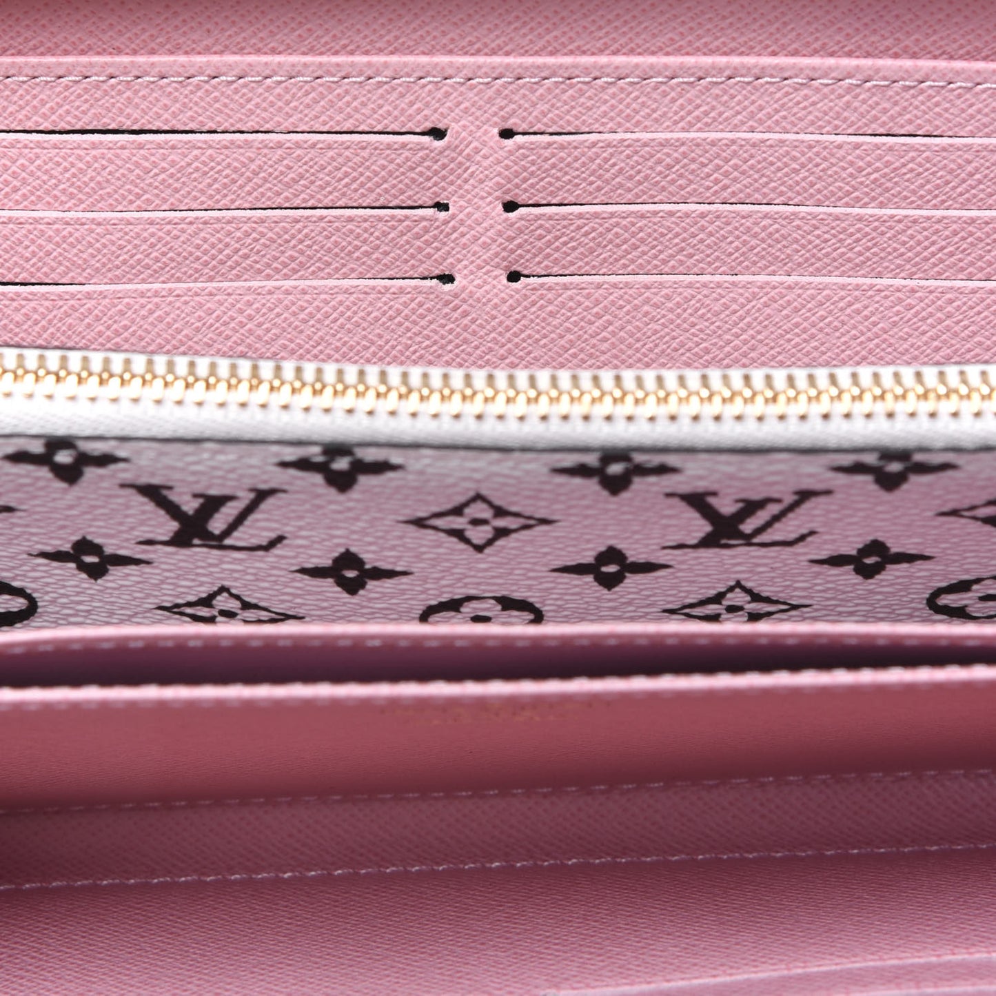 Monogram Giant Zippy Wallet Rouge Rose