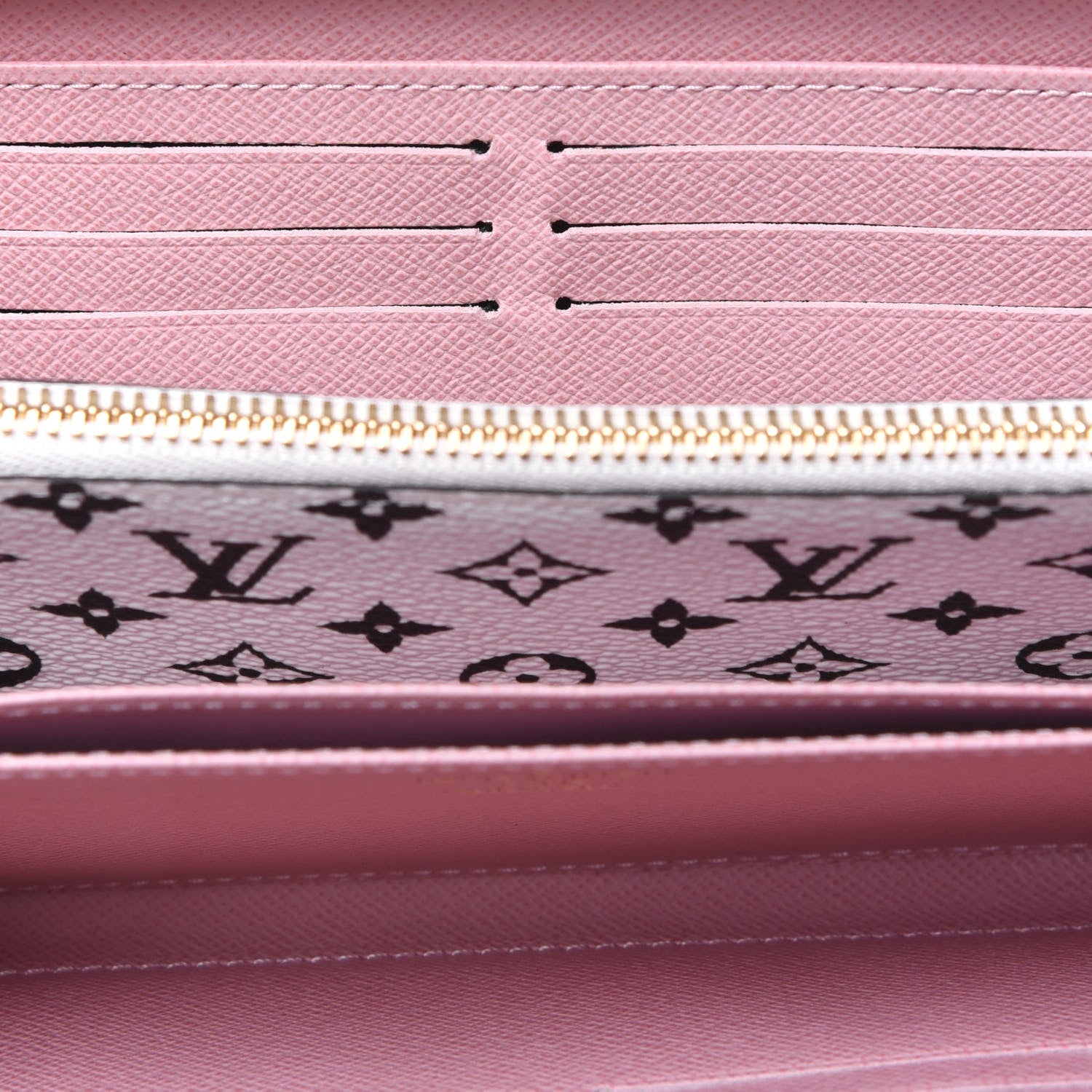 Louis Vuitton Monogram Giant Zippy Wallet Rouge Rose 7 of 12