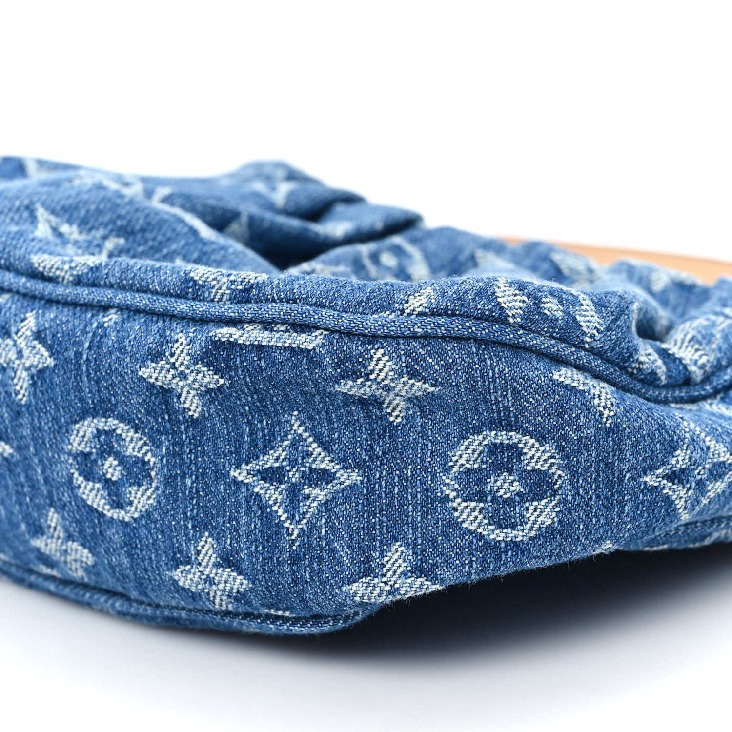 Louis Vuitton Monogram Denim Pochette Valley  Blue 9 of 10