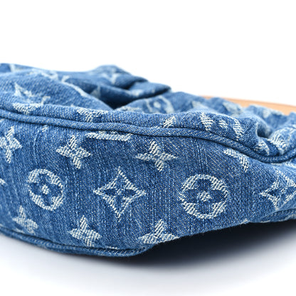 Louis Vuitton Monogram Denim Pochette Valley  Blue 9 of 10