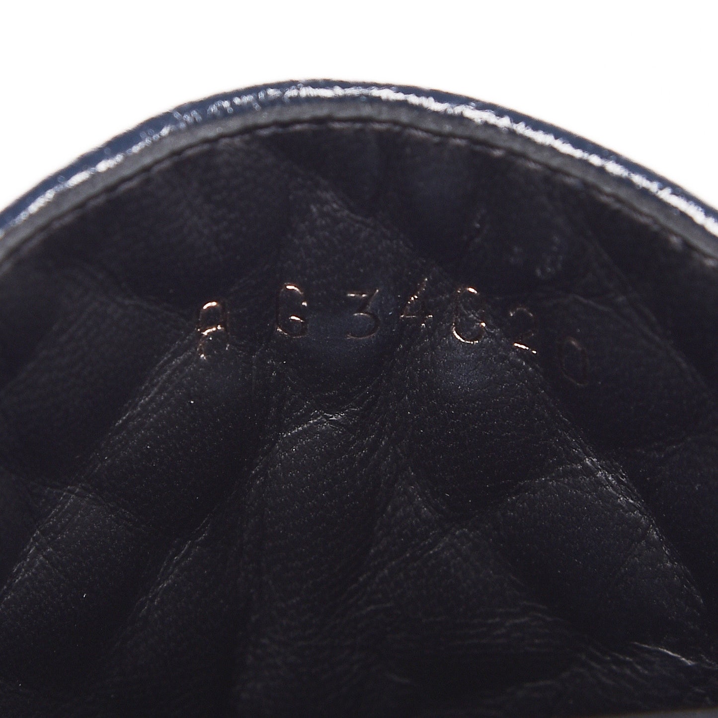 Glazed Deerskin Grosgrain Quilted Chain Mules 38 Blue Black
