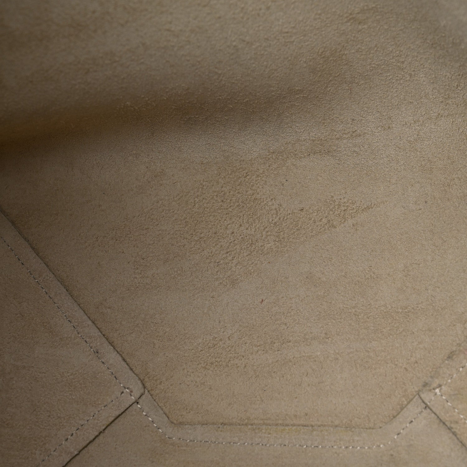 Celine Soft Grained Calfskin Small Belt Cabas Phantom Chalk 12 of 16