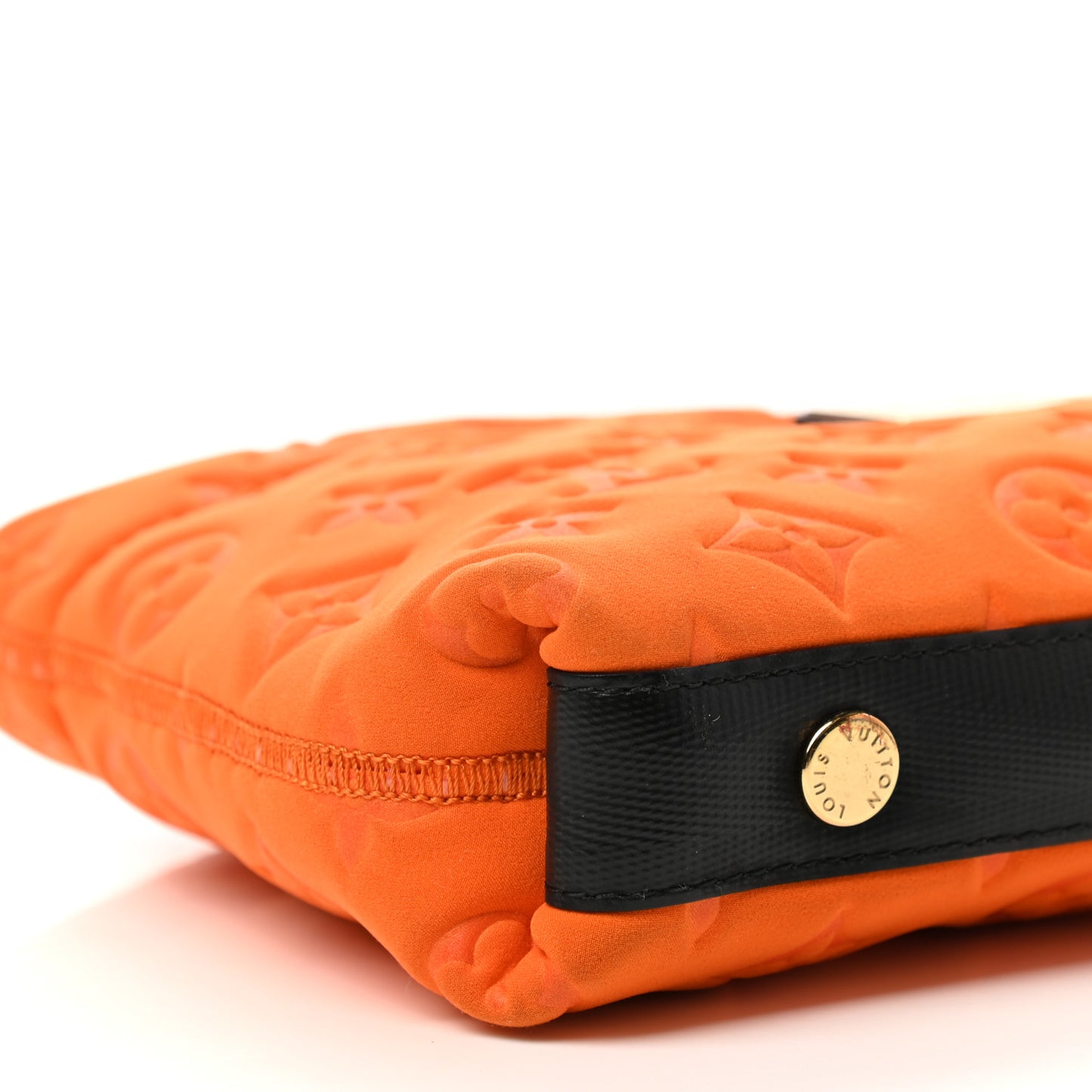 Monogram Scuba Clutch Pochette Orange